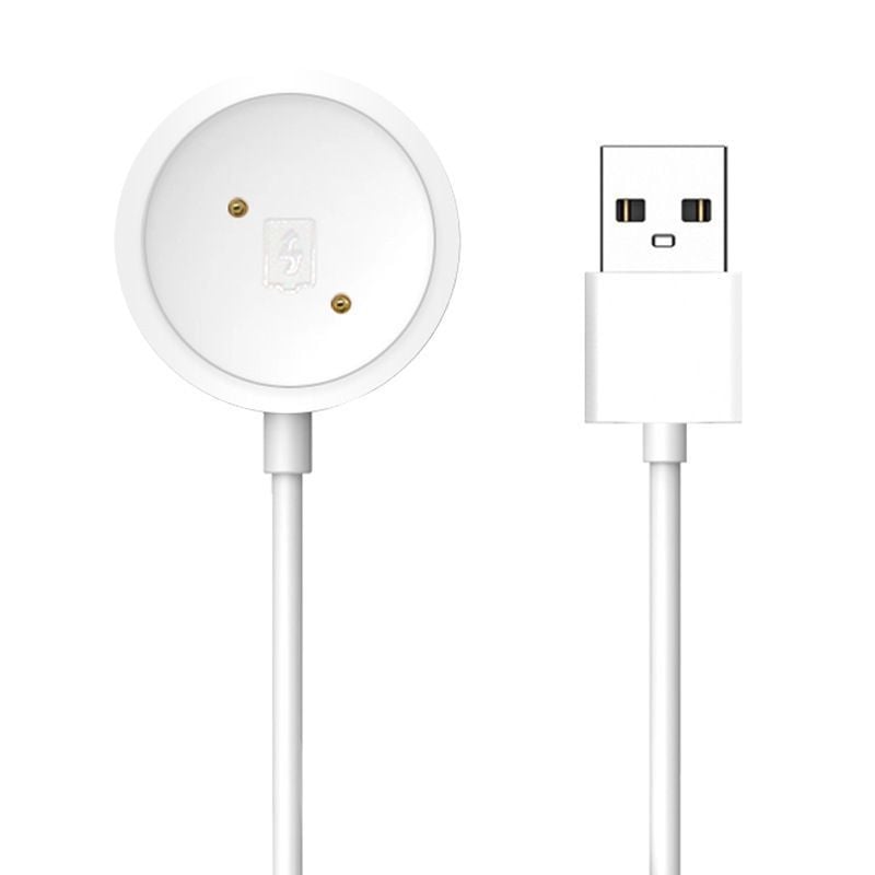 USB töltőkábel Huaqiangbei M60 okosórához – döntött, 2‑tűs csatlakozó, gyors töltés