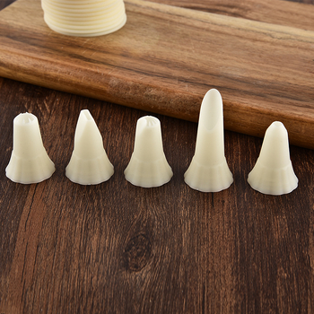 Dekoráló pisztoly készlet – rozsdamentes acél + ABS fogantyú; Dawn; 2017-es megjelenés; sütik dekorálásához