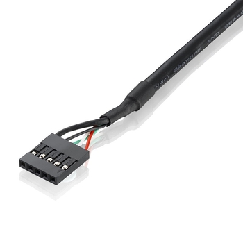 Kabel za proširenje USB prema Dupont 2,54 mm USB ženski priključak za matičnu ploču s 5-pinskim terminalom i vijkom za pričvršćivanje na panel