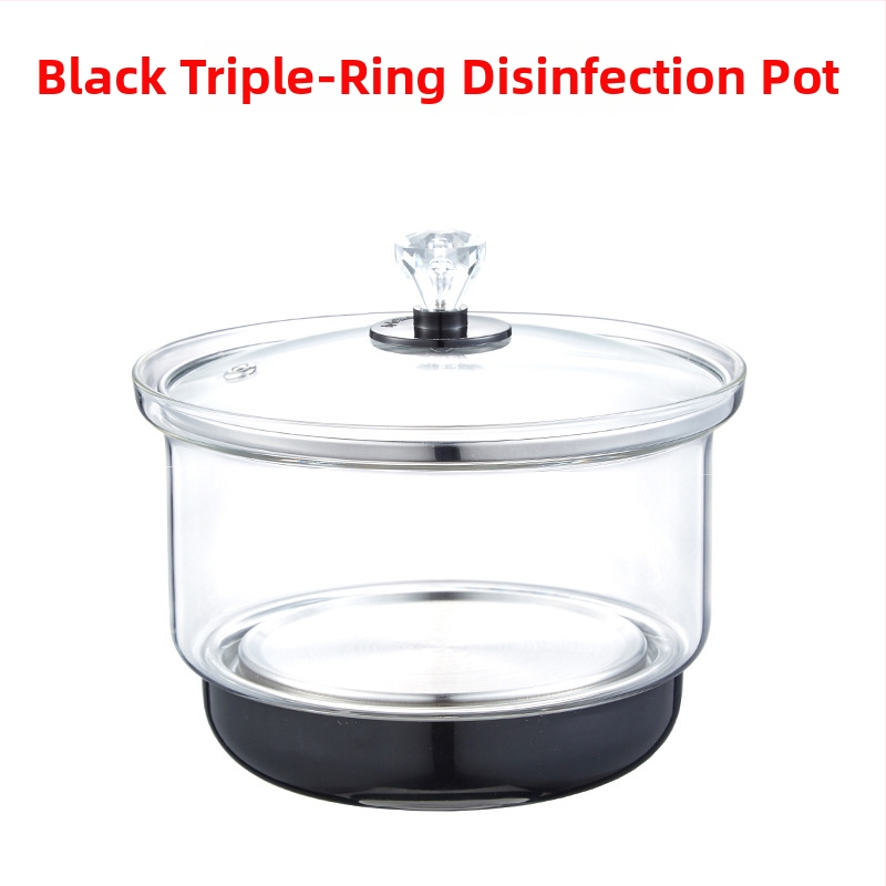 Fierbător electric din sticlă borosilikat, 2 L, 1300 W, încălzire pe bază, întrerupere automată