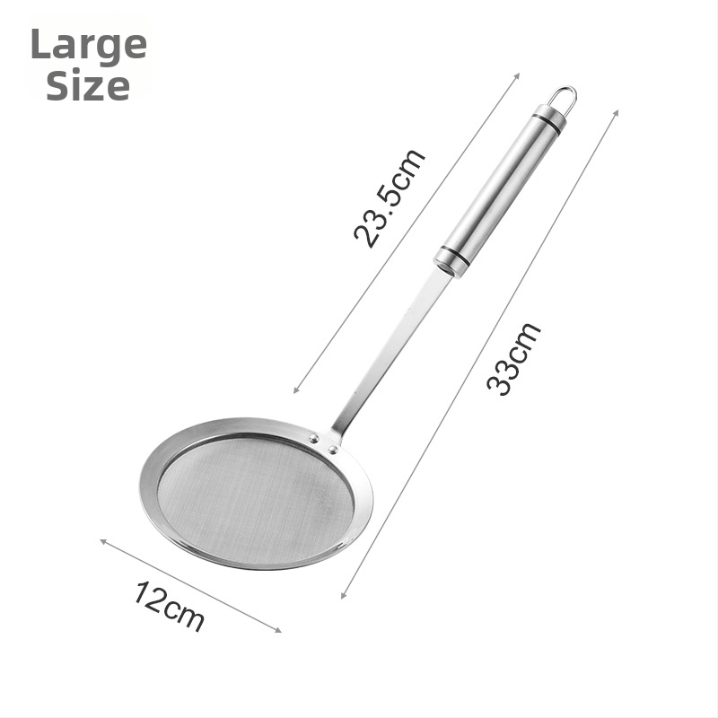 Filtru din oțel inoxidabil 304, plasă ultrafină, bază plată, mâner dublu, protecție împotriva arderilor (304; plasă ultrafină; bază plată; mâner dublu; protecție împotriva arderilor)