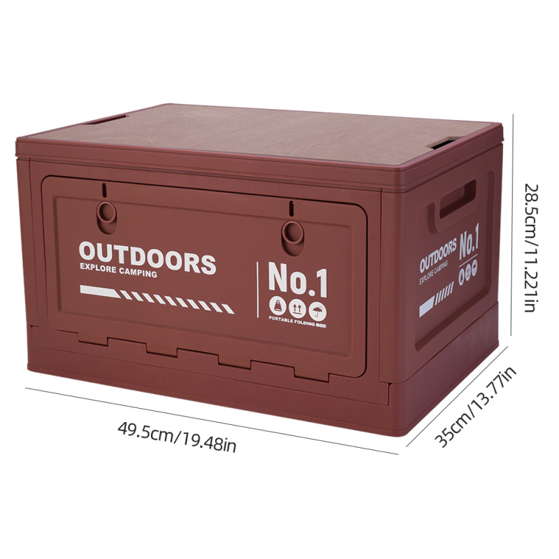 Cutie de depozitare pentru exterior – construcție din lemn pliabilă, transport manual, depozitare în mașină (pliabilă, lemn, transport manual, depozitare în mașină)