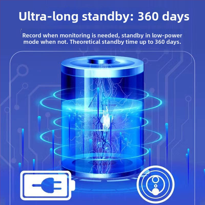 Cameră de supraveghere cu vedere nocturnă, stocare pe card TF, obiectiv ultralarg, suport aplicație mobilă, 1 canal