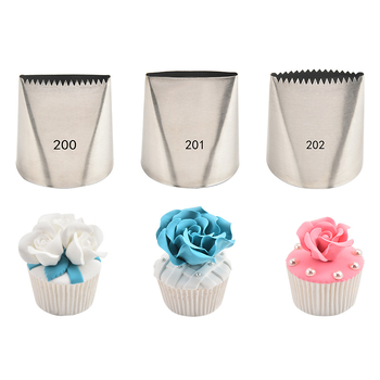 Slastičarska cijev za ukrašavanje s jednim nazubljenim zubom, 304 nehrđajući čelik, alat za pečenje