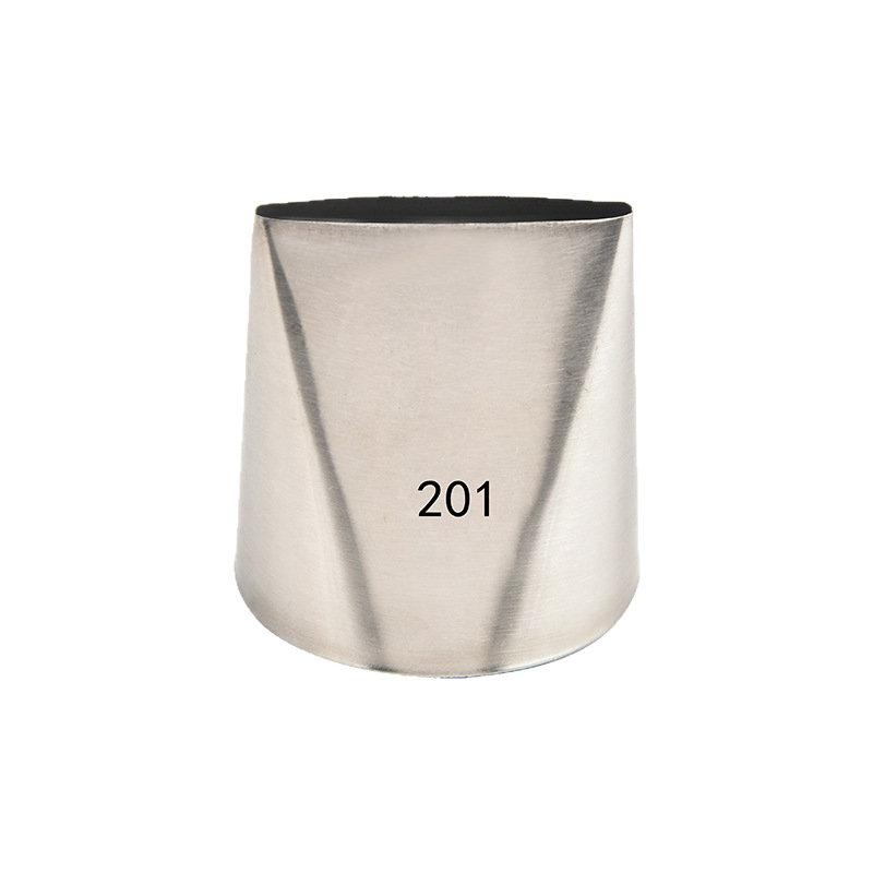 Slastičarska cijev za ukrašavanje s jednim nazubljenim zubom, 304 nehrđajući čelik, alat za pečenje