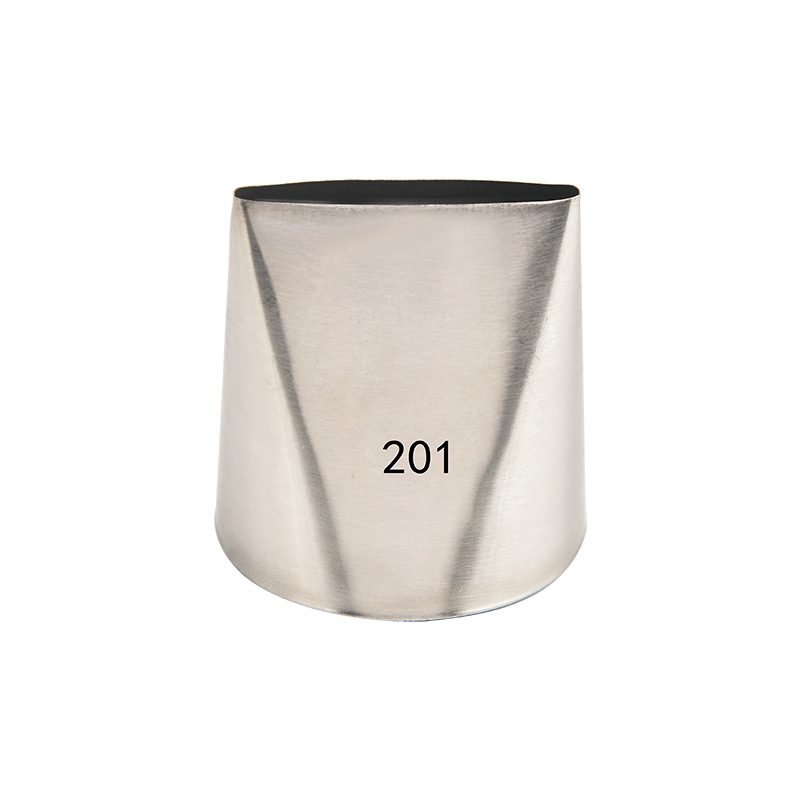 Slastičarska cijev za ukrašavanje s jednim nazubljenim zubom, 304 nehrđajući čelik, alat za pečenje