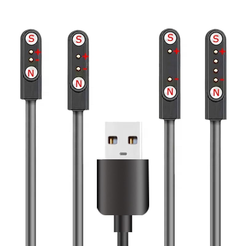 USB magnetický nabíjací kábel pre detské hodinky a 24-pínový inteligentný náramok — YLUX, model YL-C002, licencovaná súkromná značka
