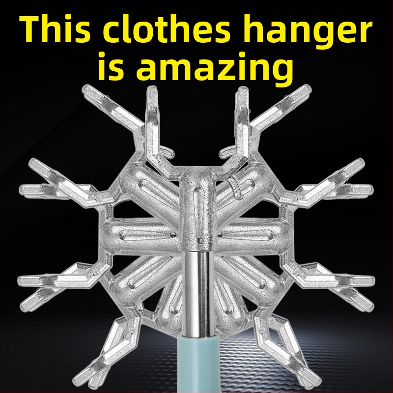 Bo Kui Țeavă de haine pentru balcon – oțel inoxidabil + PP plastic, stil modern minimalist, uscare haine pe balcon, ambalaj 100 bucăți