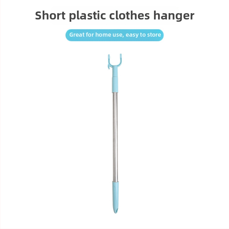 Bo Kui Țeavă de haine pentru balcon – oțel inoxidabil + PP plastic, stil modern minimalist, uscare haine pe balcon, ambalaj 100 bucăți