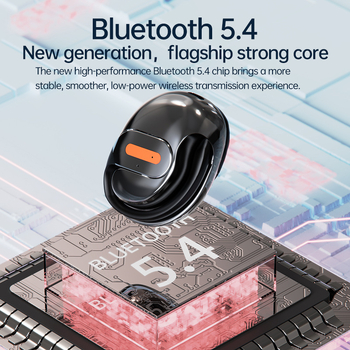 Fülhorgos Bluetooth fejhallgató, modell T09, 10 m hatótávolság, PC+ABS anyag, Bluetooth támogatás