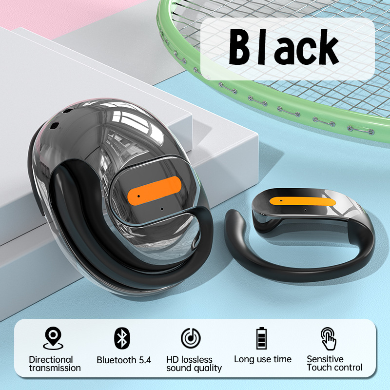 Fülhorgos Bluetooth fejhallgató, modell T09, 10 m hatótávolság, PC+ABS anyag, Bluetooth támogatás