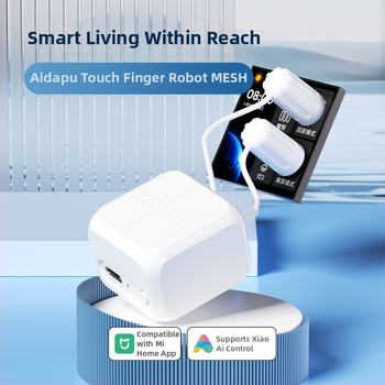 Ρομπότ δακτύλου με οθόνη αφής – Bluetooth Mesh, φωνητικός έλεγχος και έξυπνος διακόπτης (Μάρκα: Other; Τάση: 3.7V; Πάνελ από φλογοανθεκτικό PC)