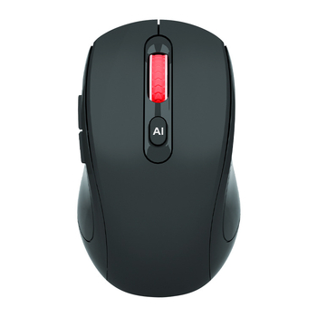 M3 mouse fără fir cu modul dual (2.4G + Bluetooth), AI chat și traducere cu un singur clic, 4000 DPI, 6 butoane, interfață USB, ergonomic