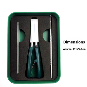 Σετ εργαλείων περιποίησης νυχιών, 3 τεμάχια: μυτεροί κοπτήρες νυχιών σε γωνία, λίμα νυχιών και κουταλάκι για τα αυτιά; ανοξείδωτο ατσάλι, αντι‑σπλάς σχεδίαση