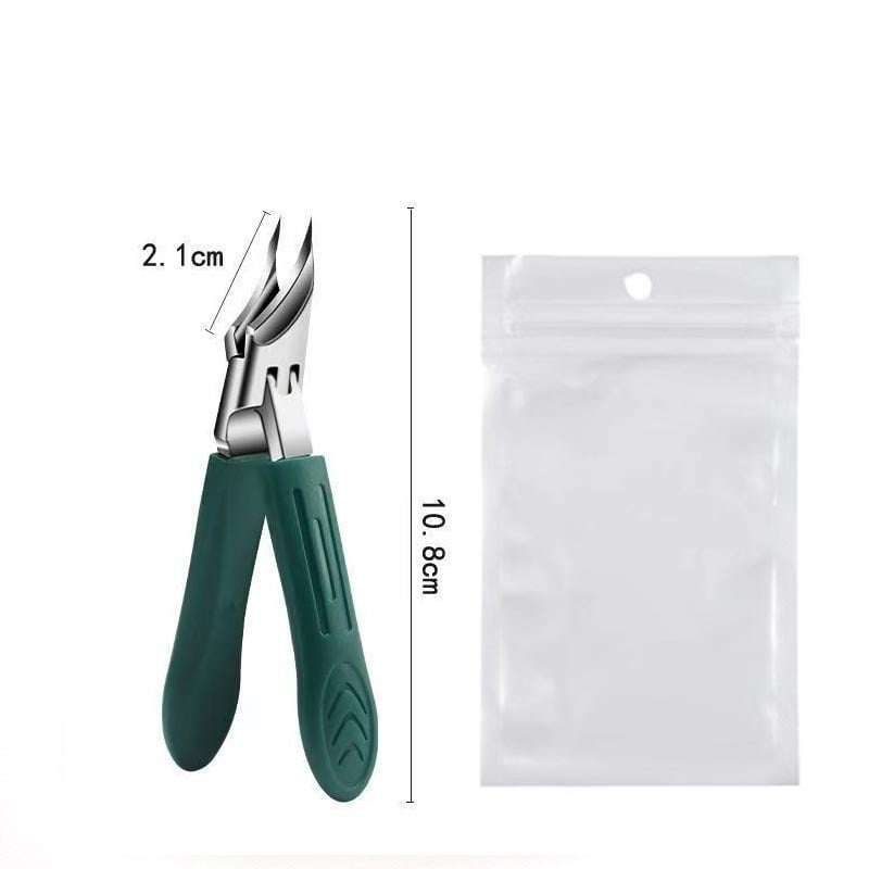 Σετ εργαλείων περιποίησης νυχιών, 3 τεμάχια: μυτεροί κοπτήρες νυχιών σε γωνία, λίμα νυχιών και κουταλάκι για τα αυτιά; ανοξείδωτο ατσάλι, αντι‑σπλάς σχεδίαση