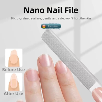 Set de unelte pentru manichiură cu tăietor pentru cuticule, instrument de împingere din oțel, pilă de unghii din sticlă nano, foarfecă pentru unghii și clește de unghii | Material: oțel inoxidabil | Model: B004 | Stil: Portabil | Brand: Yitianxia