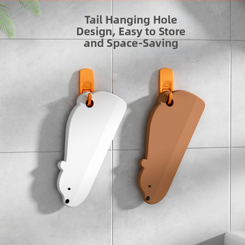 Σιλικονούχα λωρίδα καθαρισμού για πάγκους, γυαλί, καθρέπτη μπάνιου και νεροχύτη — μονόπλευρο σκούπισμα, χειροκίνητο οικιακό εργαλείο, με δυνατότητα κρεμάσματος