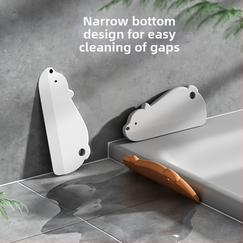 Σιλικονούχα λωρίδα καθαρισμού για πάγκους, γυαλί, καθρέπτη μπάνιου και νεροχύτη — μονόπλευρο σκούπισμα, χειροκίνητο οικιακό εργαλείο, με δυνατότητα κρεμάσματος