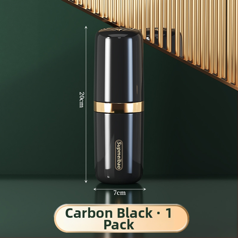 Heyou Set putničkih čašica za ispiranje usta i čašica za četkicu – PP, prijenosno, s otiskom logotipa, dar