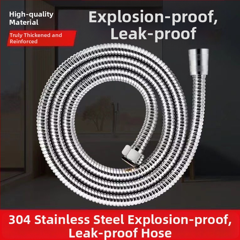 Sada konektorov sprchového hadice, 304 nerezová oceľ, univerzálne použitie