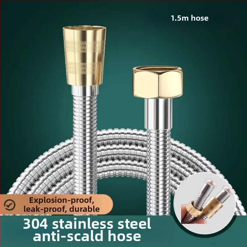 Sada konektorov sprchového hadice, 304 nerezová oceľ, univerzálne použitie