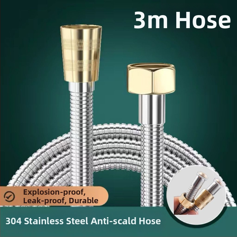 Sada konektorov sprchového hadice, 304 nerezová oceľ, univerzálne použitie