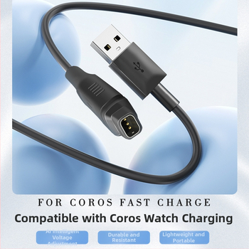 Cabl USB de încărcare pentru COROS Pace3 cu adaptor PACE2, HS-Y029, compatibil cu încărcătoare APEX Pro și Vertix