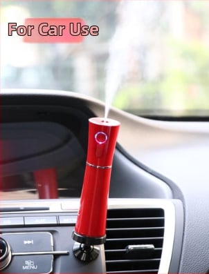 Umidificator cu aromaterapie pentru mașină și birou, model BT-3, alimentare USB, 1 duză ceață, acoperire până la 60 m², rezervor de apă sub 0.5 L