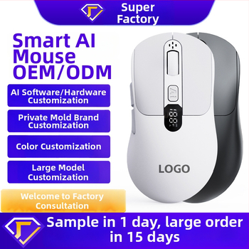 LF-09 Mouse AI cu trei moduri, senzor optic 4000 DPI, ergonomic, 6 butoane USB/Wireless