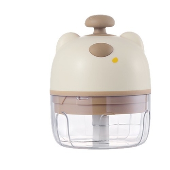 Presă electrică de usturoi și tocat usturoi – aparat de bucătărie multifuncțional, 220W, 3.7-4.2V, materiale PP/ABS/Silicon/Sticlă/Oțel inoxidabil