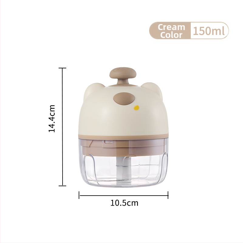 Presă electrică de usturoi și tocat usturoi – aparat de bucătărie multifuncțional, 220W, 3.7-4.2V, materiale PP/ABS/Silicon/Sticlă/Oțel inoxidabil