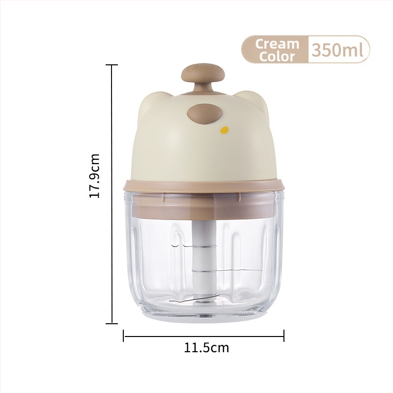 Presă electrică de usturoi și tocat usturoi – aparat de bucătărie multifuncțional, 220W, 3.7-4.2V, materiale PP/ABS/Silicon/Sticlă/Oțel inoxidabil