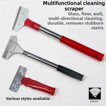 Instrument de curățare în formă de lopățică pentru îndepărtarea reziduurilor de adeziv și a rosturilor, design îngroșat, pentru pereți și plăci ceramice