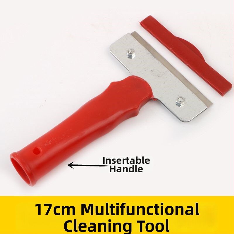 Instrument de curățare în formă de lopățică pentru îndepărtarea reziduurilor de adeziv și a rosturilor, design îngroșat, pentru pereți și plăci ceramice