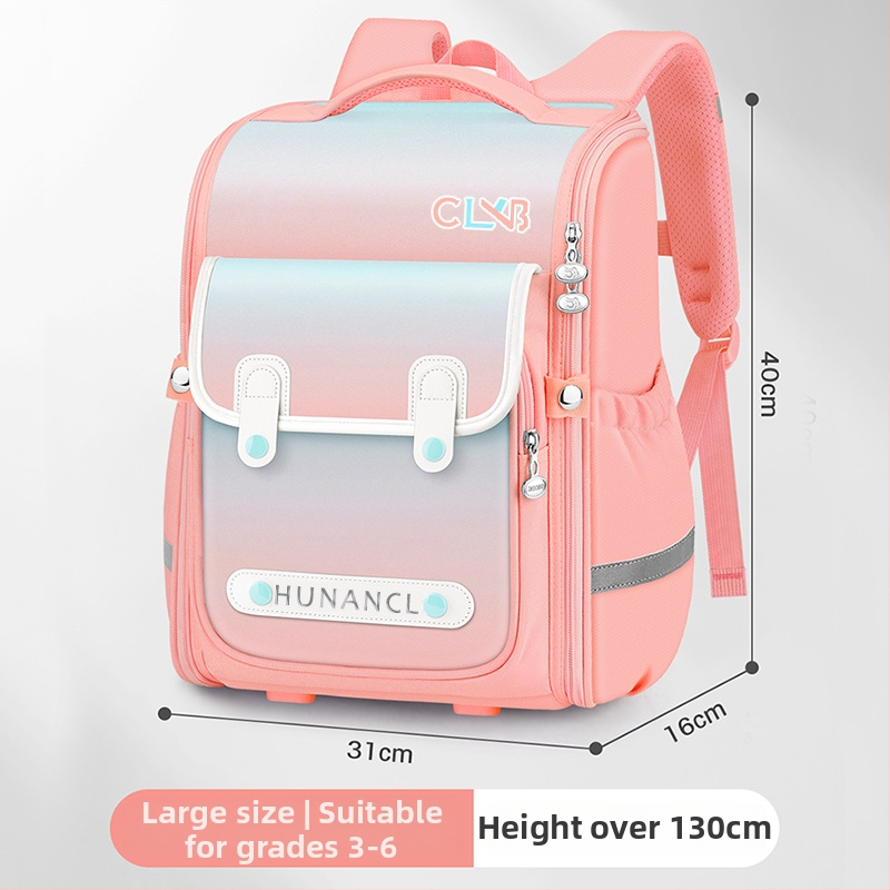 Rucsac școlar din material Oxford, impermeabil și rezistent la uzură, reduce încărcarea, cu curea cu pernă de aer