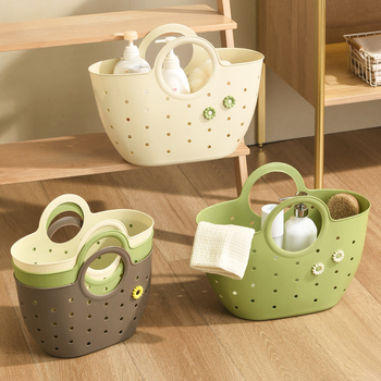 Κάδος αποθήκευσης μπάνιου, PE υλικό, μοντέλο 22355, IN στυλ, κατάλληλος για είδη υγιεινής, εσώρουχα, φρούτα και λαχανικά, βιβλία/περιοδικά και ρούχα; συσκευασία 36 τεμάχια.