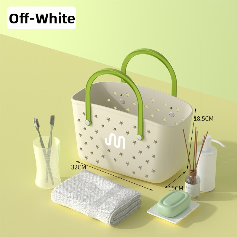 Κάδος αποθήκευσης μπάνιου – πλαστικός, φορητός, ορθογώνιος κάδος αποστράγγισης, για καλλυντικά και αλλαγή ρούχων, στυλ καρτούν γλυκό