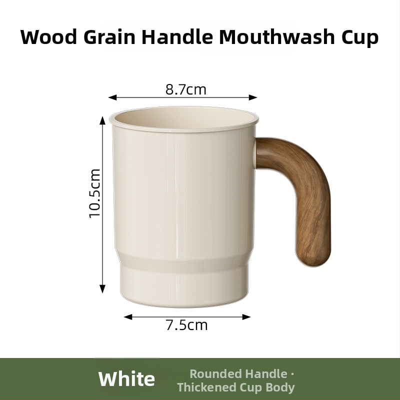 Cana pentru periuța electrică și clătarea gurii pentru baie și cămin, material cu floare de mătase, fără logo