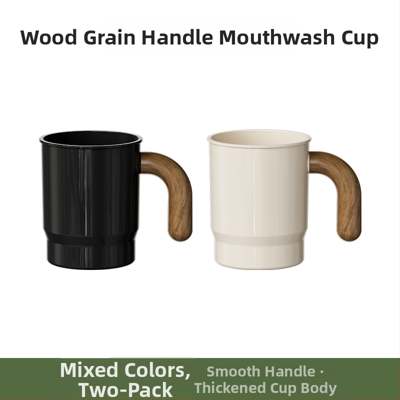 Cana pentru periuța electrică și clătarea gurii pentru baie și cămin, material cu floare de mătase, fără logo