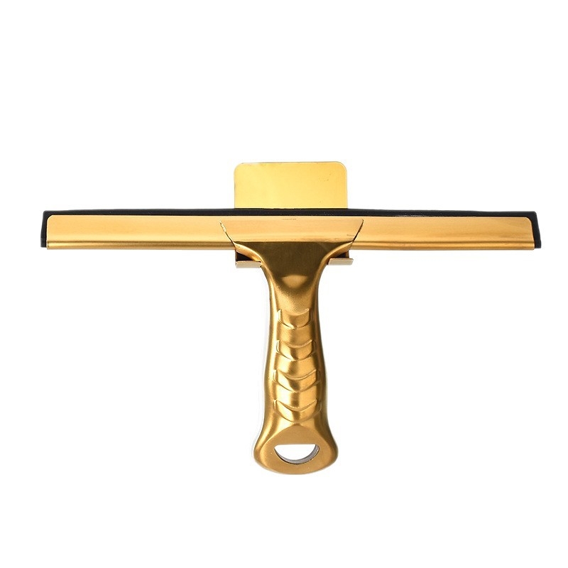 Ανοξείδωτη σκούπα καθαρισμού τζαμιών με γάντζο, μονής όψης, χειροκίνητο εργαλείο καθαρισμού οικιακής χρήσης