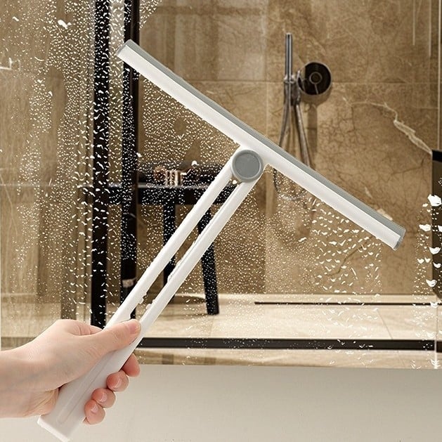 Jednostrani alat za čišćenje stakla za ploče i ogledala, plastika, ručni, kućna uporaba