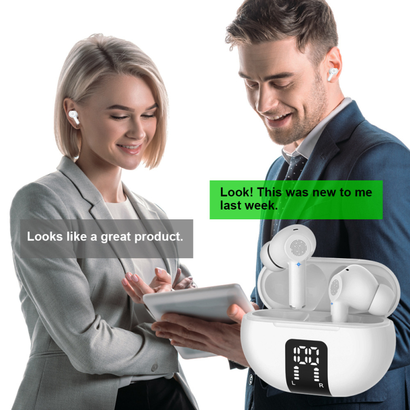 Căști Bluetooth de traducere M10 – 144 de limbi, traducere simultană în timp real, voce și text pentru întâlniri