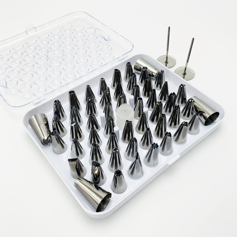 Set complet de duze pentru decorare cu pungă pentru cofetărie și decorare cremă; potrivit pentru hrana bebelușilor; Brand Unique