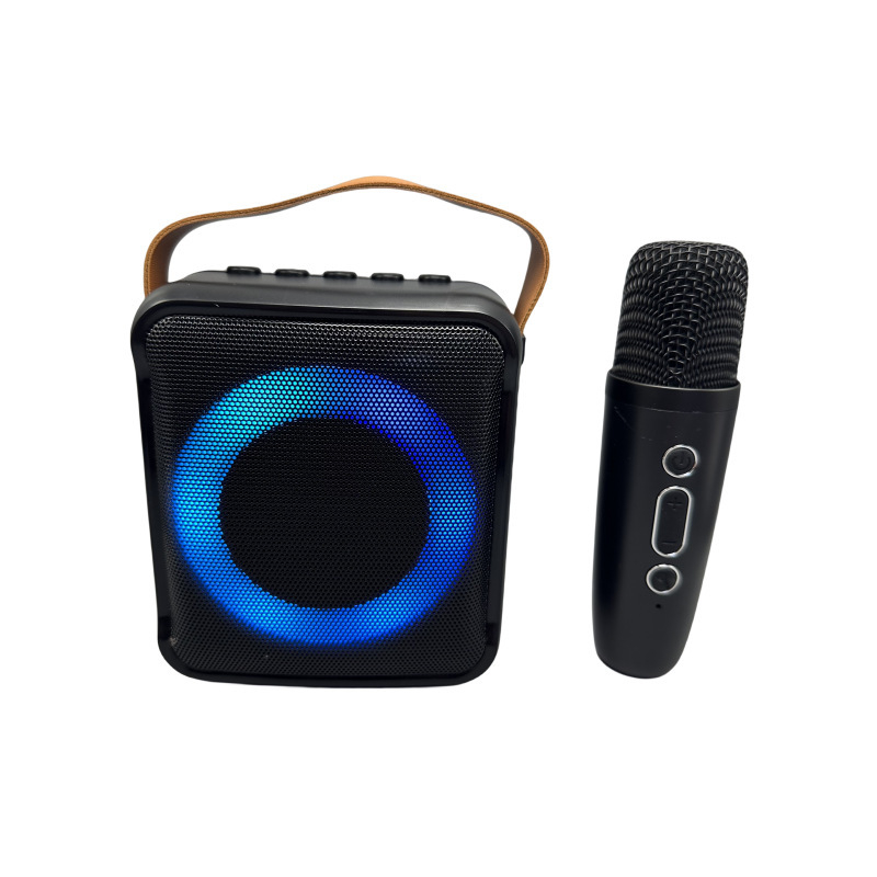 RK01 Bluetooth karaoke zvučnik s ugrađenim mikrofonom, 5W izlaz, Bluetooth 5.3, baterija 1000–1200mAh, 100Hz–20kHz, domet 15 m