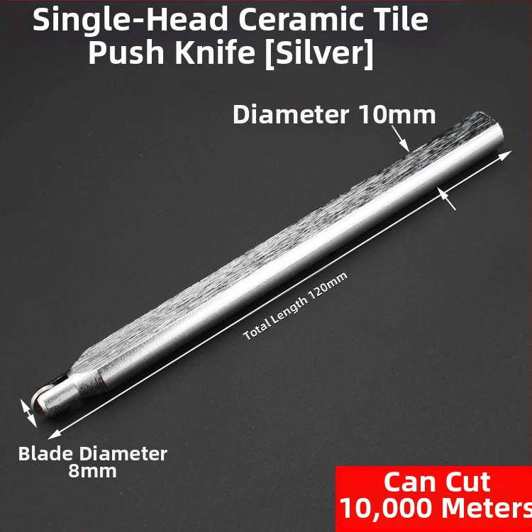 Cuțit cu roller pentru sticlă pentru tăierea plăcilor – cap de tăiere manual, utilizare casnică, Dane Tools