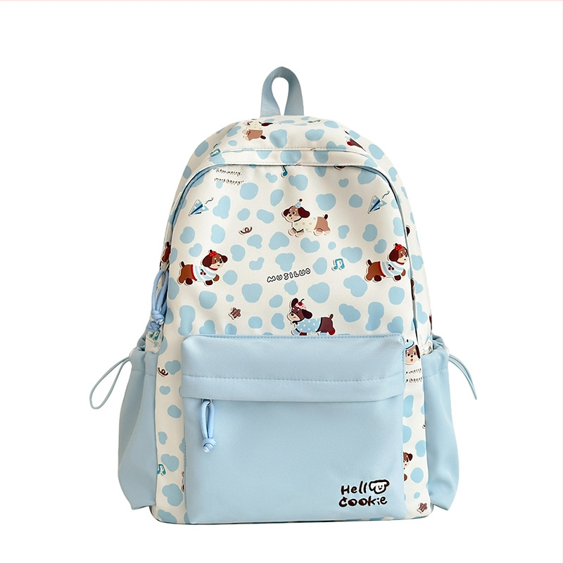 Unisex školski ruksak s karikaturnim dizajnom, kampus stil, Oxford tkanina, podstava poliester, proljeće 2025