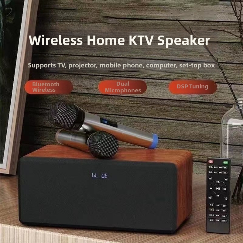 Sistem karaoke all-in-one pentru casă, cu conectare la TV, amplificare, fără afișaj, fără wireless