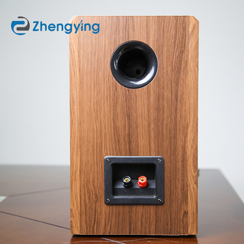 Boxă desktop HiFi cu tweeter din mătase, 2.1 canale, cabinet din lemn, 4 difuzoare cu horn, sunet 3D Surround/Dolby Digital/Virtual Surround