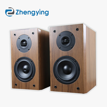 Boxă desktop HiFi cu tweeter din mătase, 2.1 canale, cabinet din lemn, 4 difuzoare cu horn, sunet 3D Surround/Dolby Digital/Virtual Surround