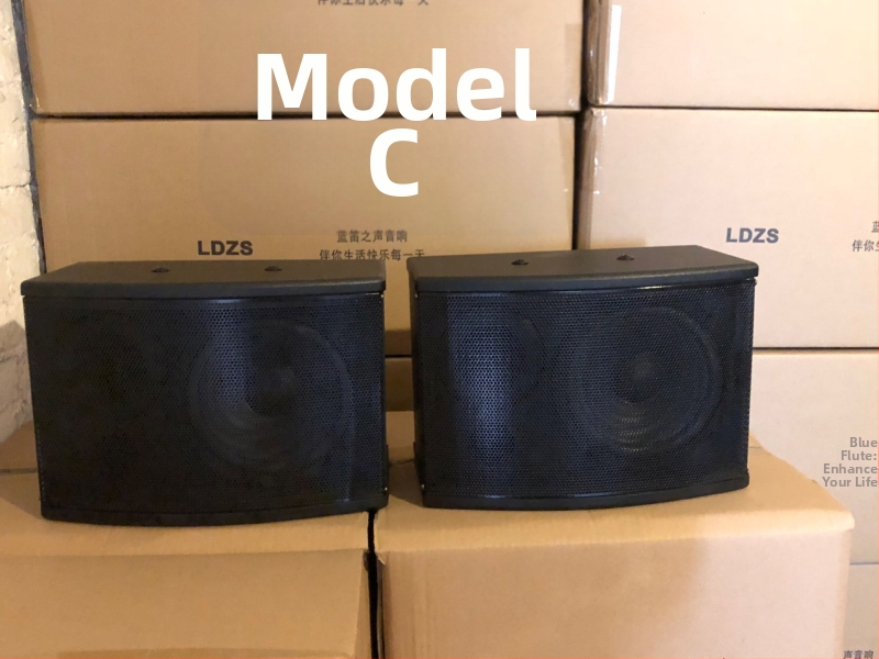 Boxă desktop HiFi cu tweeter din mătase, 2.1 canale, cabinet din lemn, 4 difuzoare cu horn, sunet 3D Surround/Dolby Digital/Virtual Surround